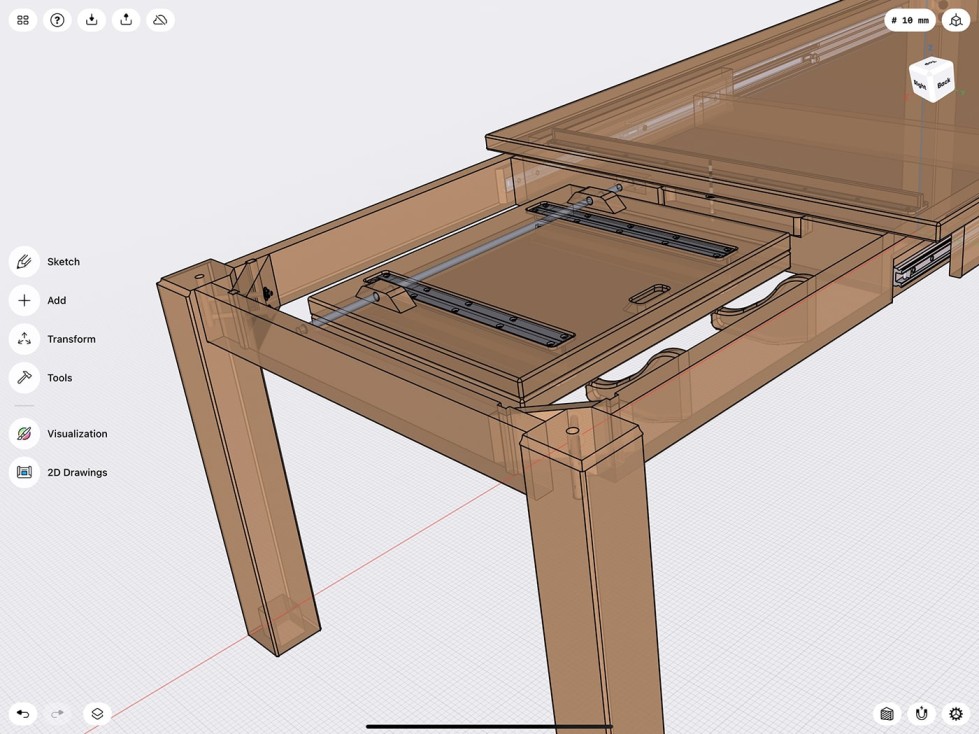 SmartDraw cad software for furniture design