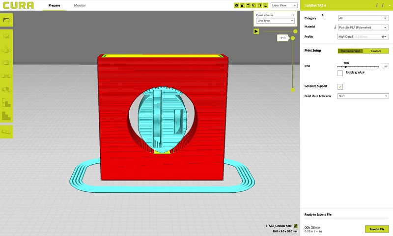 3D Printing Holes With Support